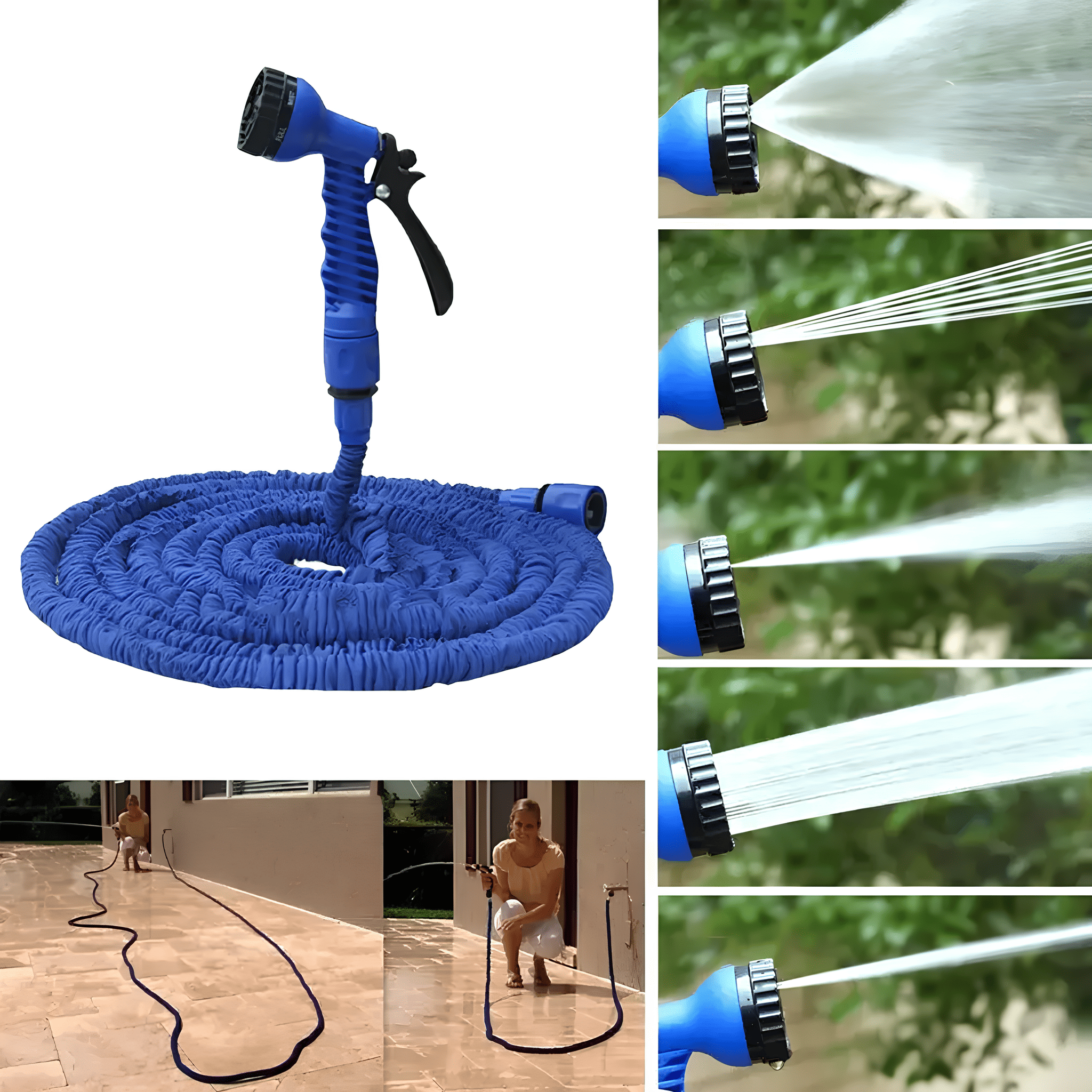 Шланг для поливу з розпилювачем